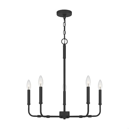Quoizel Abner Chandelier ABR5024MBK